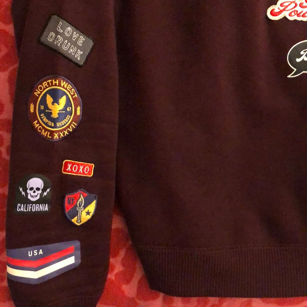 Aeropostale Patchwork Sweater - image 3